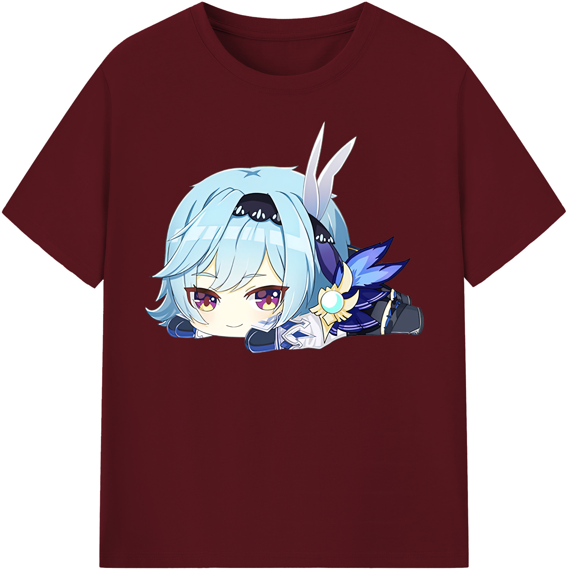 げんし神 优菈 ゆうら genshin Yūra 綿100％半袖Tシャツ（フロントプリント）